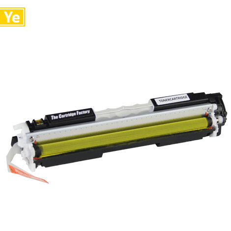 Huismerk Toner - HP 126A (CE312A) compatibel, geel