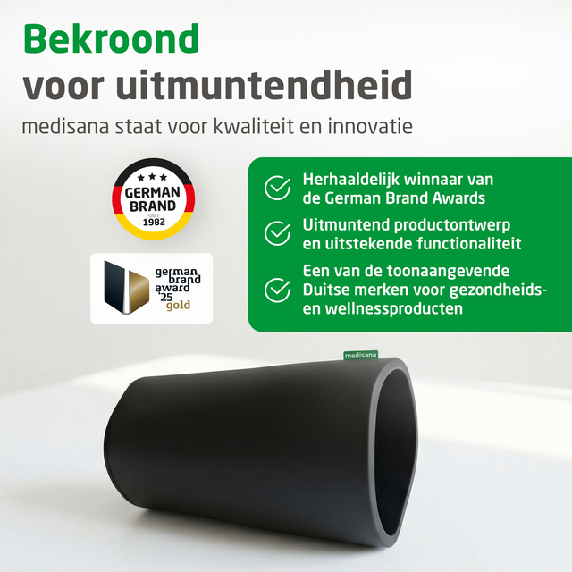 black cylinder, gezondheid product, medisana, welness, cylinder vorm