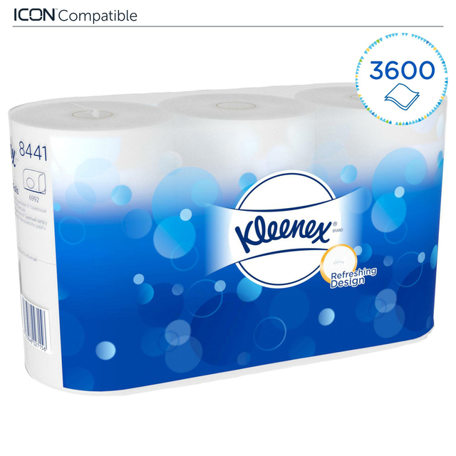 Toiletpapier Kleenex 2-laags 600 vel wit 8441