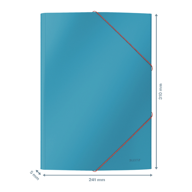 Elastomap Leitz Cosy A4 3-kleps blauw