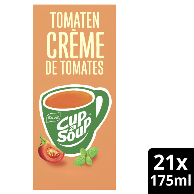 Cup-a-Soup Knorr tomaten crème 21x175ml Cup-a-Soup Knorr tomaten crème 21x175ml