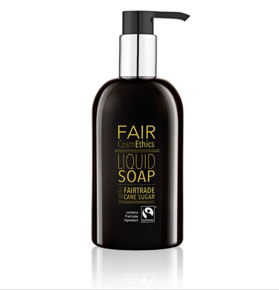 Fair cosmEthics liquid soap pomp 300ml doos 12st Fair cosmEthics liquid soap pomp 300ml doos 12st