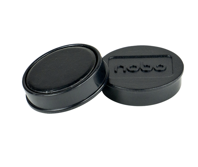 Magneet Nobo 32mm zwart 10 stuks