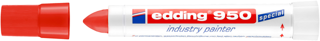Viltstift edding 950 pastamarker industry rond 10mm rood Viltstift edding 950 pastamarker industry rond 10mm rood