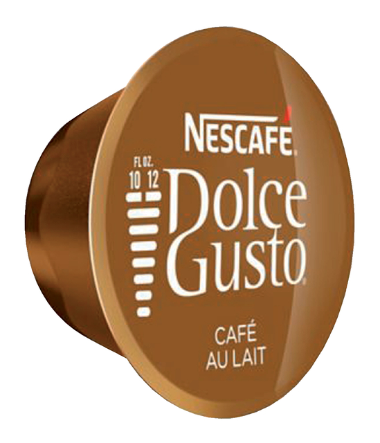 Koffiecups Dolce Gusto cafe au lait 16 stuks