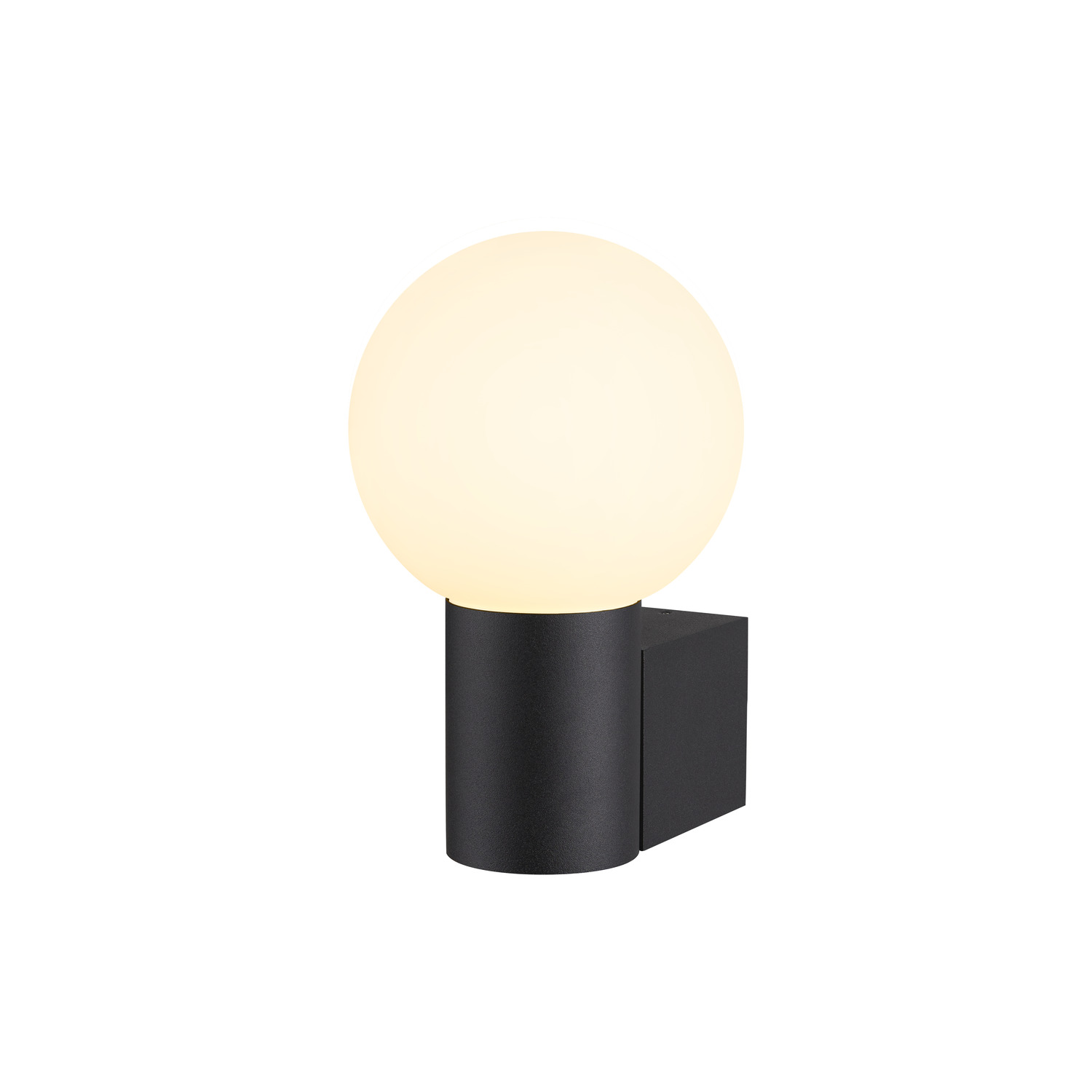 VARYT wand rond zwart 1xE14