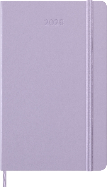 Agenda 2026 Moleskine 12M Planner Daily 1dag/1pagina large hc pastel lilac Agenda 2026 Moleskine 12M Planner Daily 1dag/1pagina large hc pastel lilac
