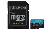 Kingston Technology | 512GB microSDXC Canvas Go! Plus Gen4 | 200MB/s | A2 U3 V30 | Inclusief Adapter