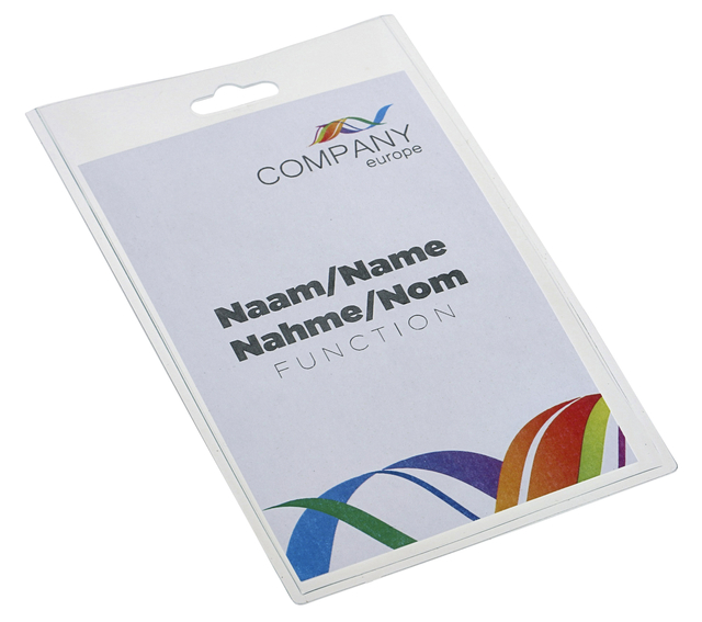 Badge - pashouder Europel gesloten 60x90mm Badge - pashouder Europel gesloten 60x90mm