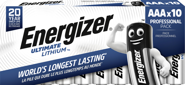 Batterij Energizer Ultimate Lithium 10xAAA Batterij Energizer Ultimate Lithium 10xAAA