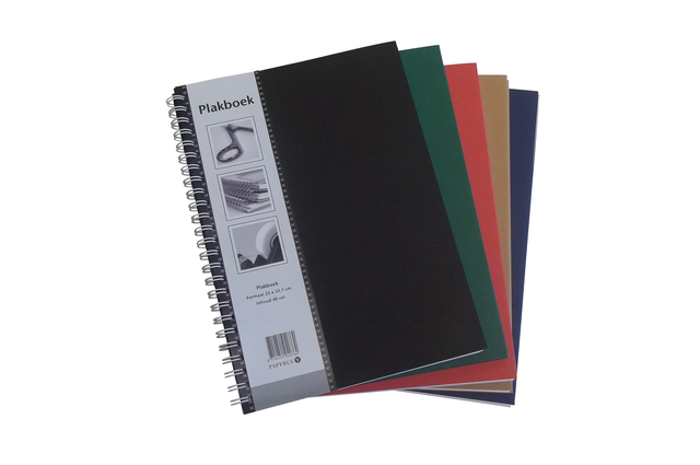 Plakboek Papyrus 330x230mm 40 vel assorti Plakboek Papyrus 330x230mm 40 vel assorti