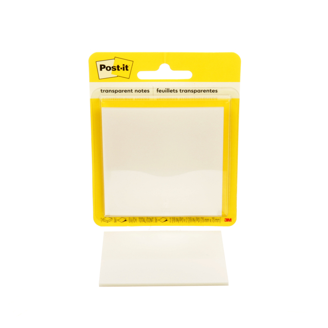 Memoblok Post-it 3M 73x73mm Transparant Memoblok Post-it 3M 73x73mm Transparant