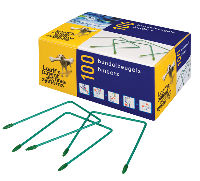 Bundelbeugel Loeff's 1222 standaard 100mm 100 stuks Bundelbeugel Loeff's 1222 standaard 100mm 100 stuks