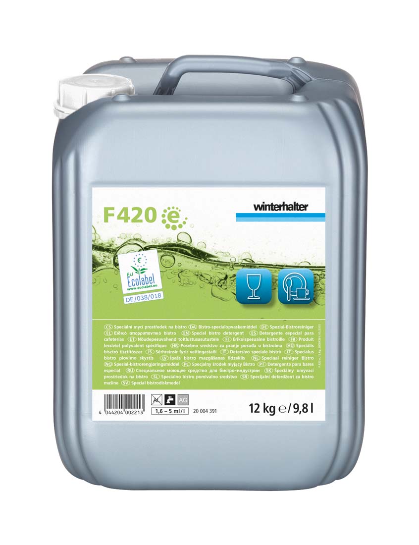 Winterhalter Vaatwasmiddel F420 Universeel 12kg-98l per st Winterhalter Vaatwasmiddel F420 Universeel 12kg-98l per st