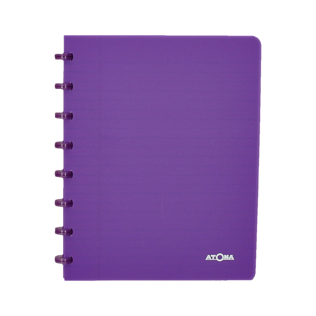 notebook, purple, ring binder, A5, spiral notebook