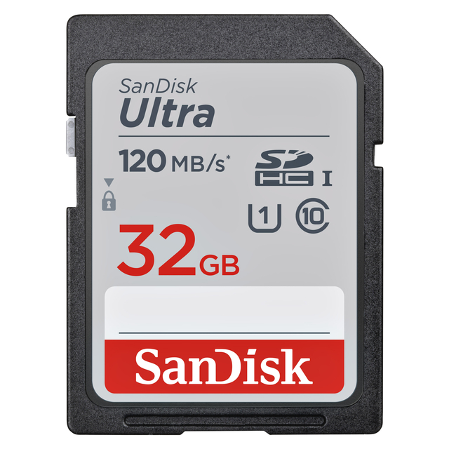 Geheugenkaart Sandisk SDHC Ultra 32GB (Class 10/UHS-I/120MB/s) Geheugenkaart Sandisk SDHC Ultra 32GB (Class 10/UHS-I/120MB/s)
