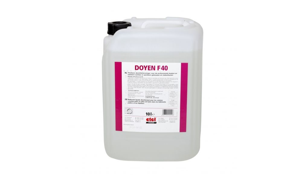 Doyen F40 Reiniger Desinfectant can 10 liter