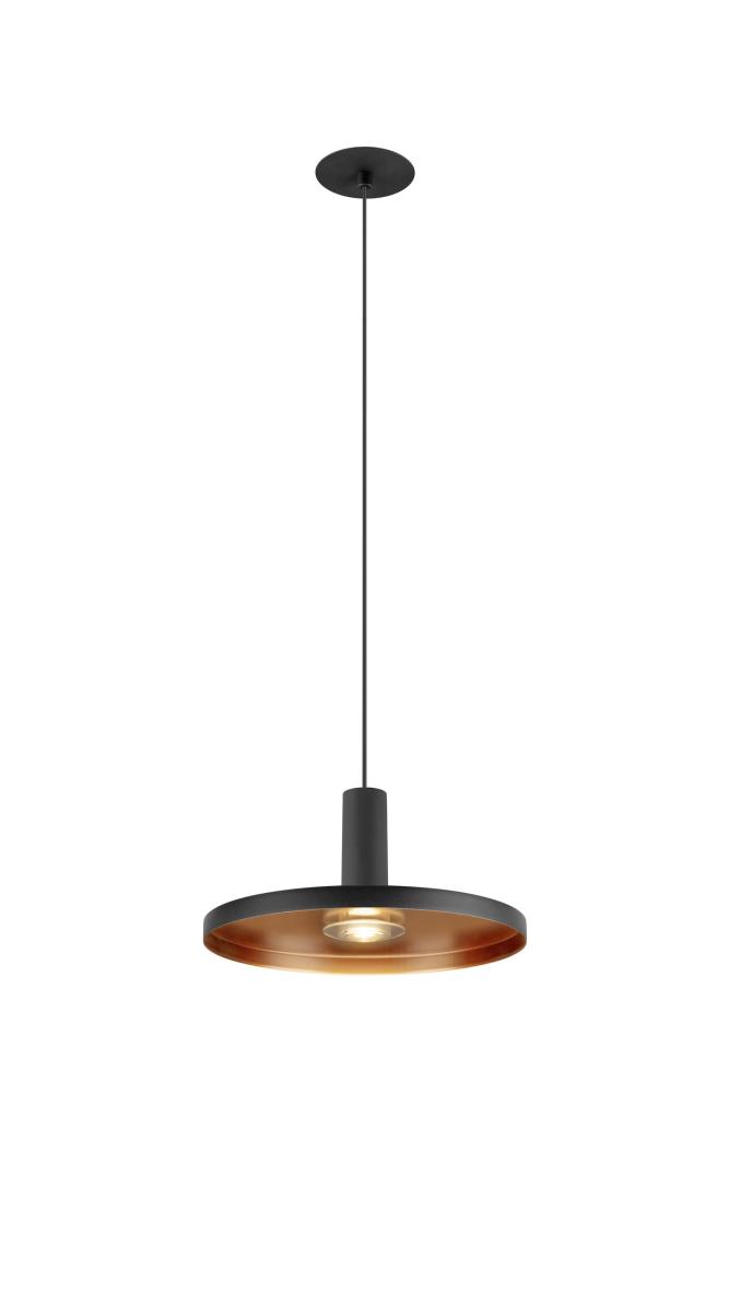 hanglamp, pendel, metaal, donker, koperkleur