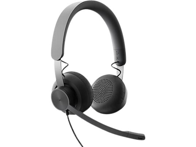 koptelefoon, over-ear, dubbel oor, kabels, microfoon
