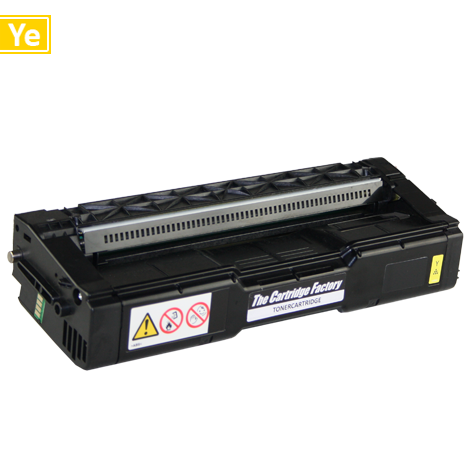 Huismerk toner - Ricoh (Cartridge) 407546 compatibel, geel