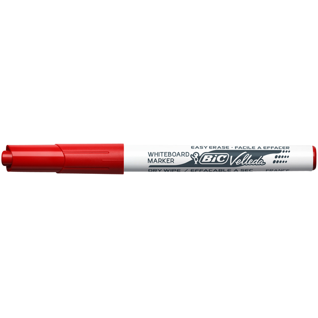 Whiteboardmarker Bic Velleda 1741 rond medium rood