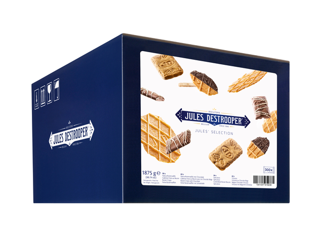 Koekjes Jules Destrooper selection assorti 300 stuks Koekjes Jules Destrooper selection assorti 300 stuks