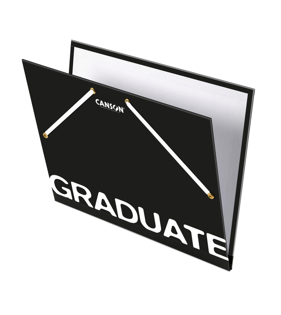 Tekenmap Canson Graduate elastieksluiting 260x330mm zwart Tekenmap Canson Graduate elastieksluiting 260x330mm zwart