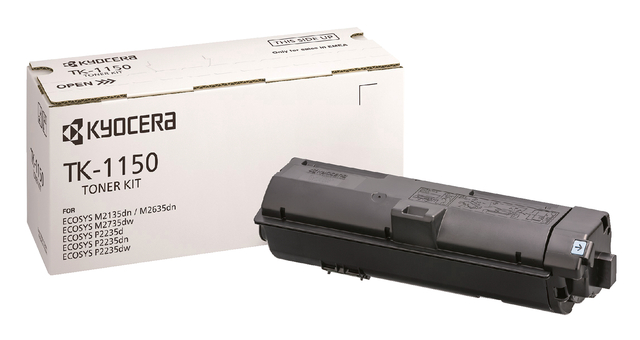 Toner Kyocera TK-1150K zwart Toner Kyocera TK-1150K zwart
