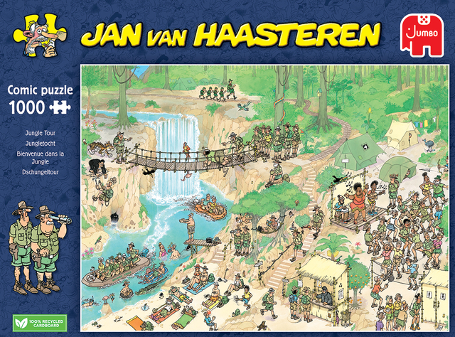 Puzzel Jan van Haasteren Jungletocht 1000 stukjes Puzzel Jan van Haasteren Jungletocht 1000 stukjes