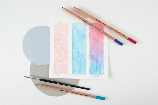 Aquarelpotlood Bruynzeel Expression set à 24 stuks assorti