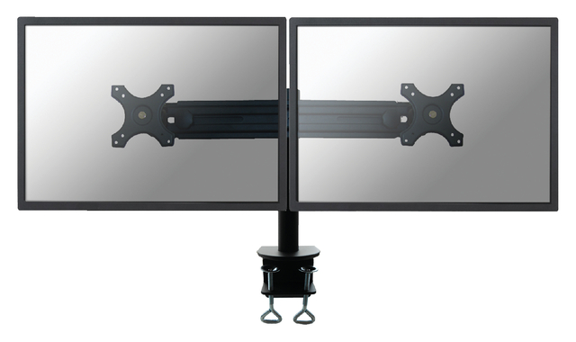 Monitorarm Neomounts D700D 2x19-30" met klem zwart Monitorarm Neomounts D700D 2x19-30" met klem zwart