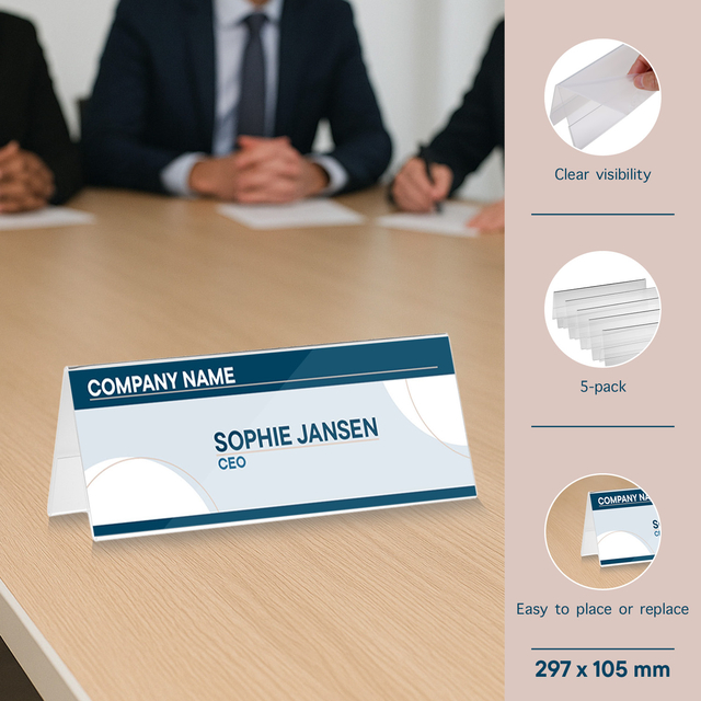 naamkaartje, name tag, CEO, kantoor, bureau