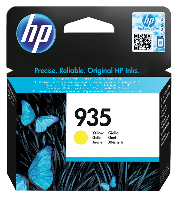 Inktcartridge HP C2P22AE 935 geel Inktcartridge HP C2P22AE 935 geel