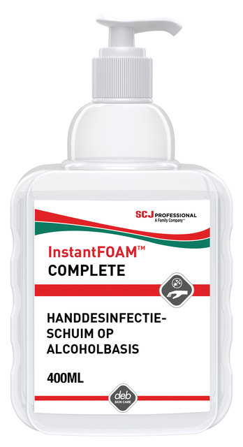 Handdesinfectie SCJ Instant Foam Complete 400ml Handdesinfectie SCJ Instant Foam Complete 400ml