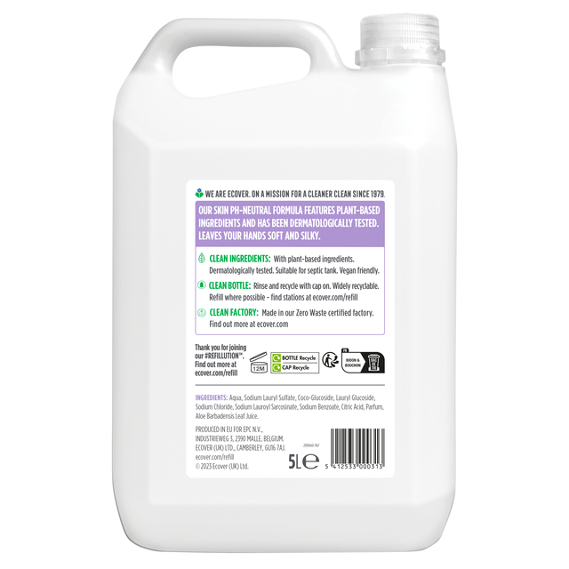 Handzeep Ecover lavendel 5 liter