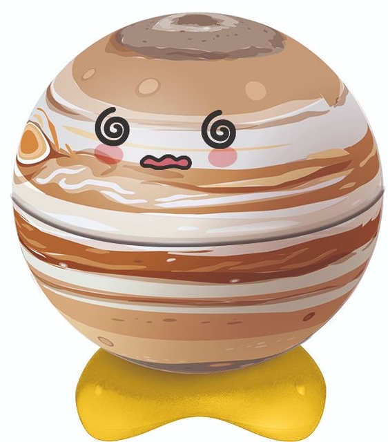 ball, planeet, waffle, tekening, gezicht