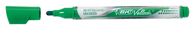 Whiteboardmarker Bic Velleda liquid rond medium groen