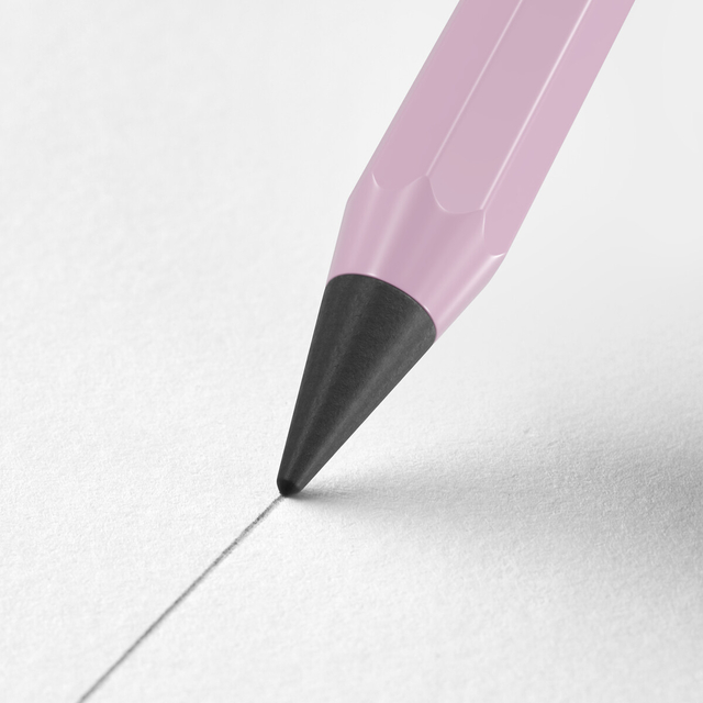 potlood, grafietpunt, roze, kantoorbenodigdheid, schaduwlijn