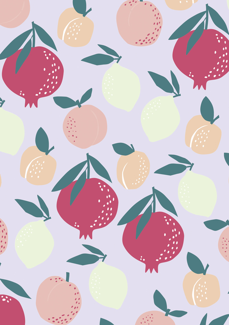 Inpakpapier Stewo Fresh Patterns 200x70cm assorti
