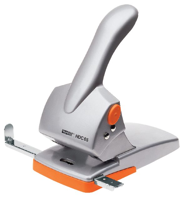 Perforator Rapid Fashion HDC65 heavy duty  65 vel zilver/oranje Perforator Rapid Fashion HDC65 heavy duty  65 vel zilver/oranje