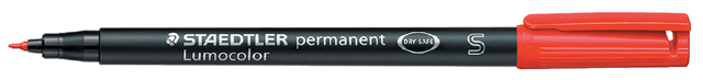 Viltstift Staedtler Lumocolor 313 permanent S rood Viltstift Staedtler Lumocolor 313 permanent S rood