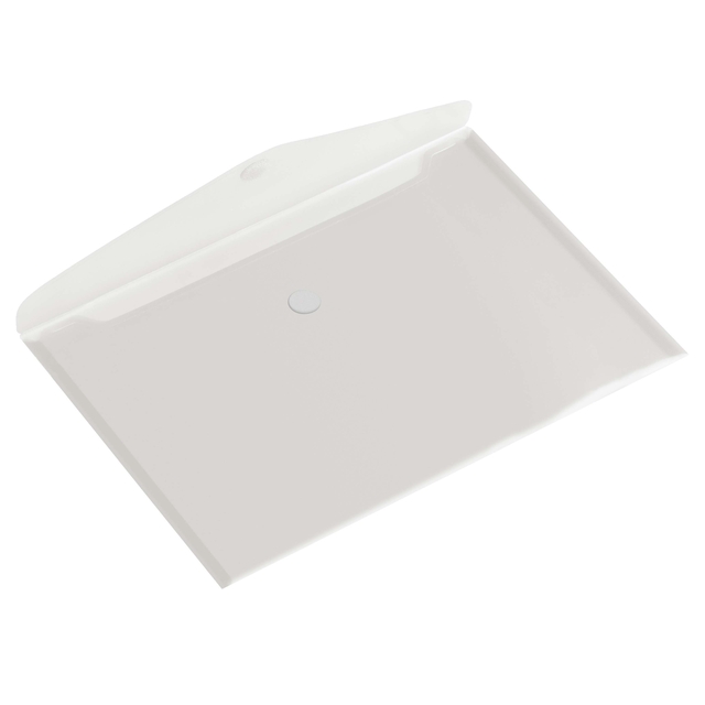 Enveloptas Europel A4 335x240mm dwars PP transparant wit Enveloptas Europel A4 335x240mm dwars PP transparant wit