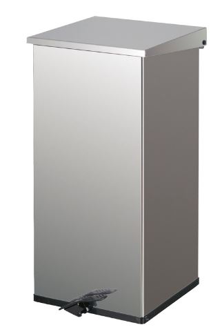 DutchDesign Carro Afvalbak Pedaalemmer 110ltr Carro-kick RVS