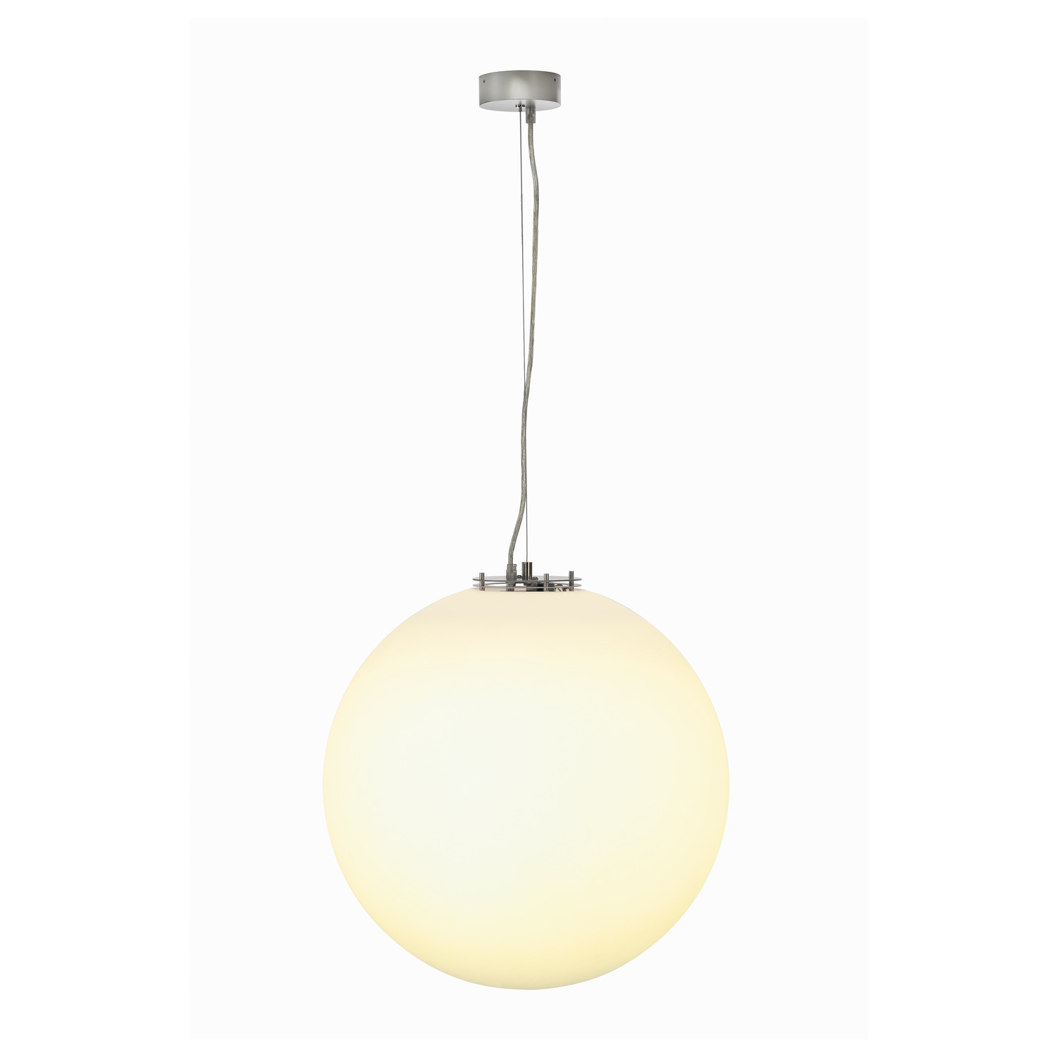 ROTOBALL 50 zilvergrijs/wit 1xE27