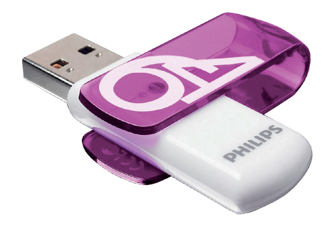 USB-stick 2.0 Philips Vivid edition Magic Purple 64GB USB-stick 2.0 Philips Vivid edition Magic Purple 64GB
