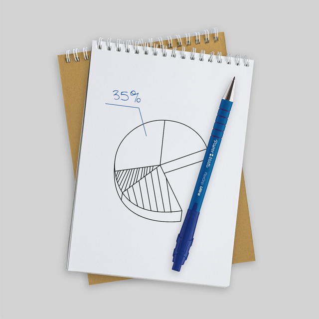 notitieblok, spiraalblok, grafiek, beurspapier, balansdiagram