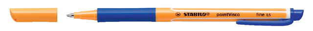 Rollerpen STABILO PointVisco 1099/41 fijn blauw Rollerpen STABILO PointVisco 1099/41 fijn blauw