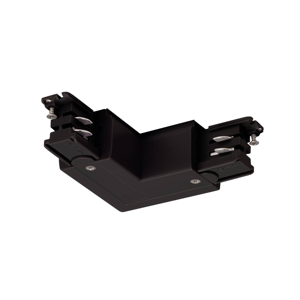 L-verbinder S-TRACK 3F-rail aarde R-versie zwart