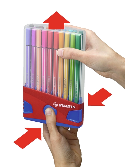 markers, colored pencils, pencil case, storage, kids art