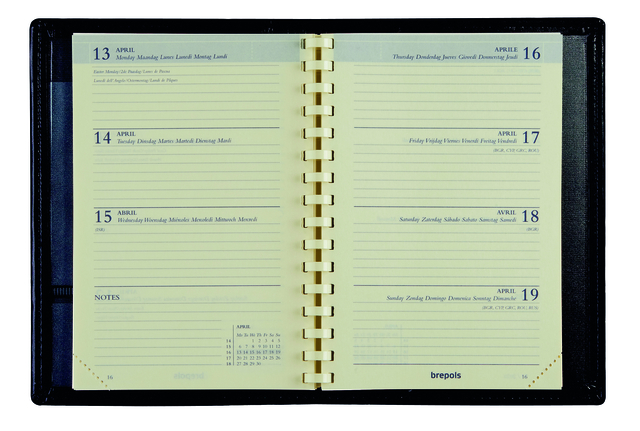 agenda, notitieblok, planner, tijdens, openboek